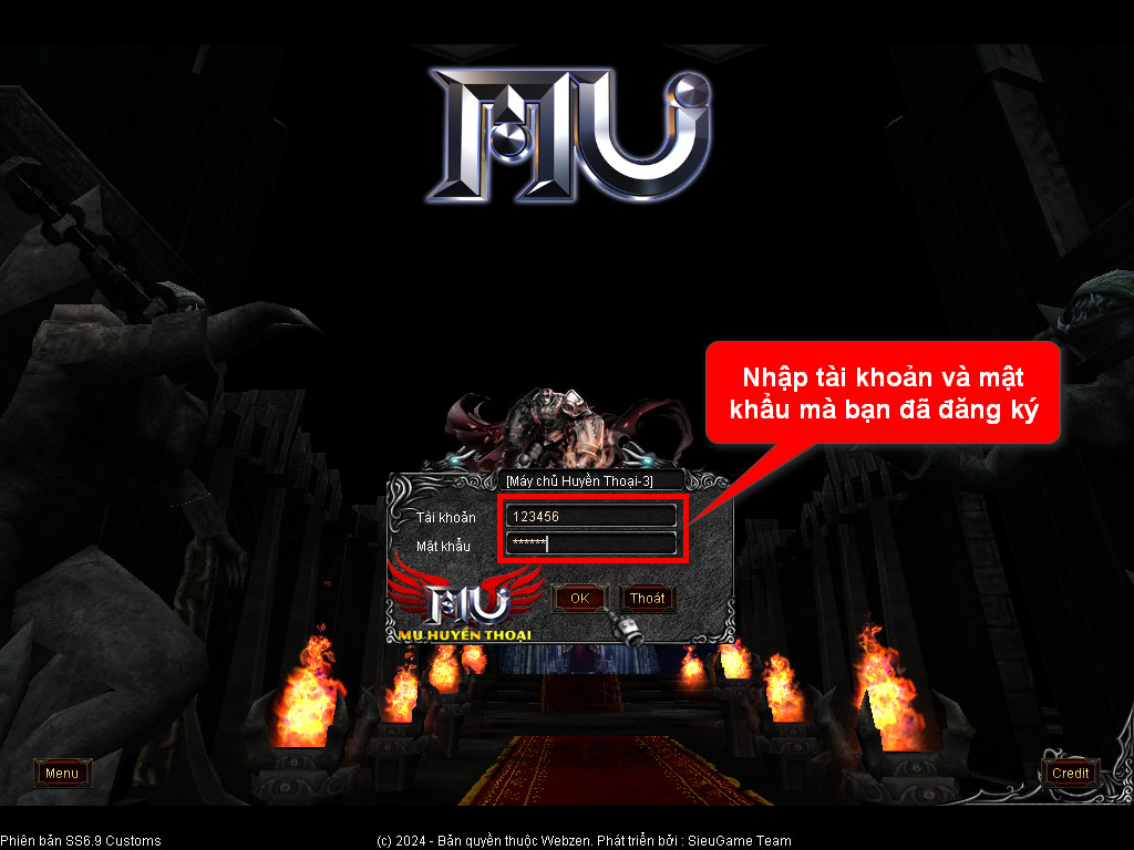 Chức năng chính của Game MU Bắc Việt