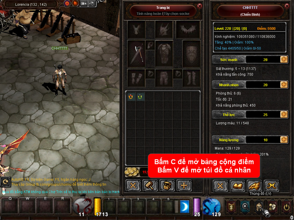 Chức năng chính của Game MU Bắc Việt